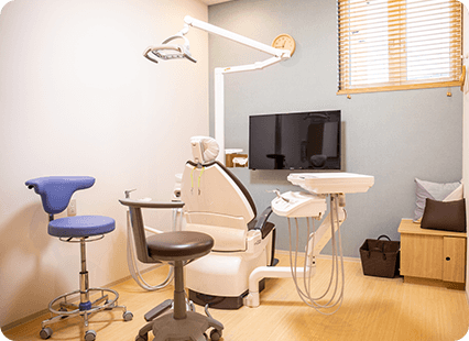 全て個室の診療室